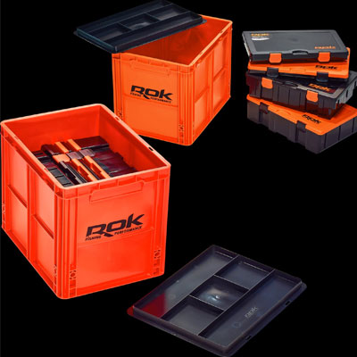 Caisse ROK Crate 433 Orange + Couvercle – Image 2