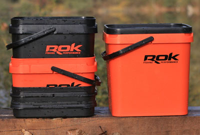 Kit Seau Carre Rok Fishing Square Bucket Complet TRANSPARENT – Image 5